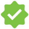 Star Green Check Icon